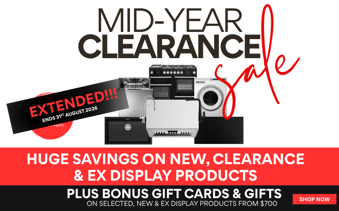 BERLONI MID-YEAR CLEARANCE SALE ON SELECTED NEW, CLEARANCE & EX DISPLAY PRODUCTS*