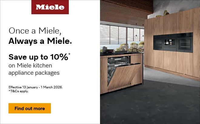 SAVE UP TO 10% ON MIELE KITCHEN APPLIANCE PACKAGES*