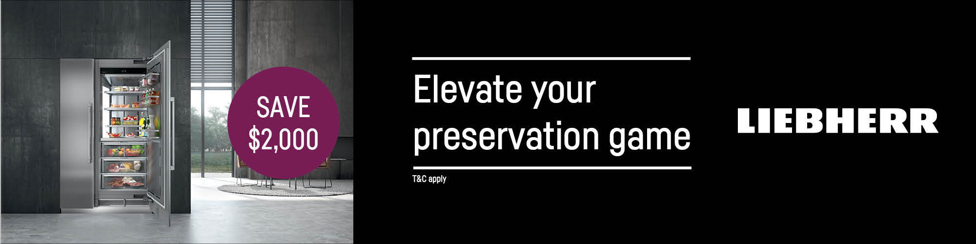 SAVE $2000 ON LIEBHERR MONOLITH INTEGRATED APPLIANCES