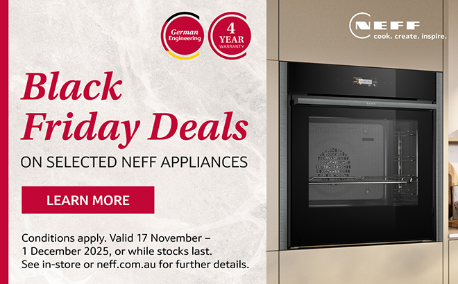 NEFF BLACK FRIDAY DEALS ON SELECTED APPLIANCES