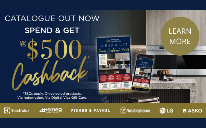 SPEND & GET UP TO $500 CASHBACK ON SELECTED PRODUCTS VIA REDEMPTION*