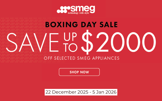 SAVE UP TO $2000 ON SELECTED SMEG APPLIANCES