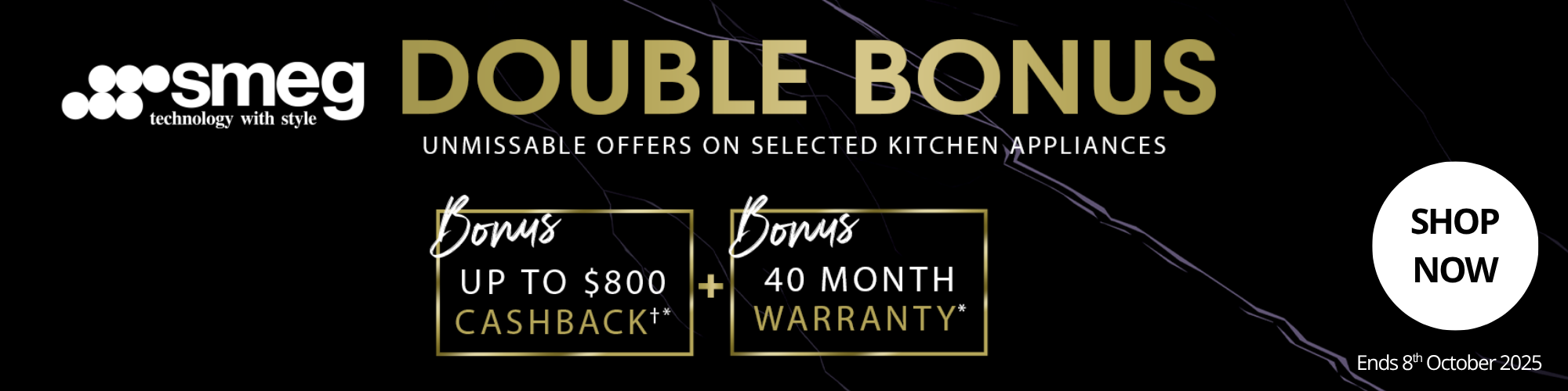 SMEG Double Bonus on selected models