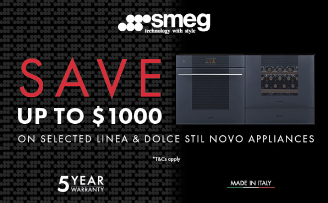 SAVE UP TO $1000 ON SELECTED LINEA & DOLCE STIL NOVO APPLIANCES