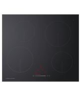 Fisher & Paykel 60cm Black Low Current Induction Cooktop - 4 Zones - CI604CTPB1