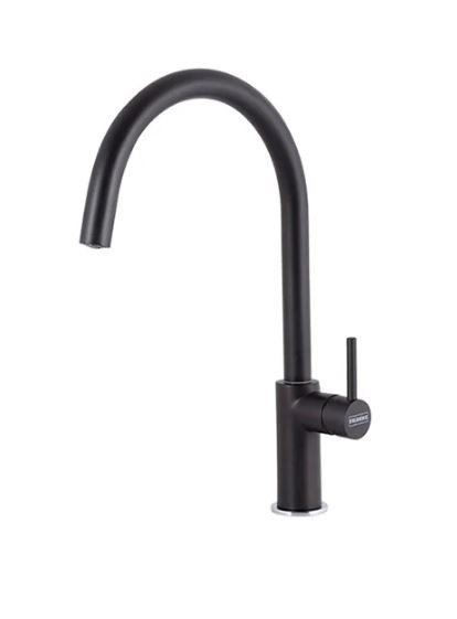 Franke Verona Matte Black Gooseneck Swivel Tap - TA7600MB - CLEARANCE*