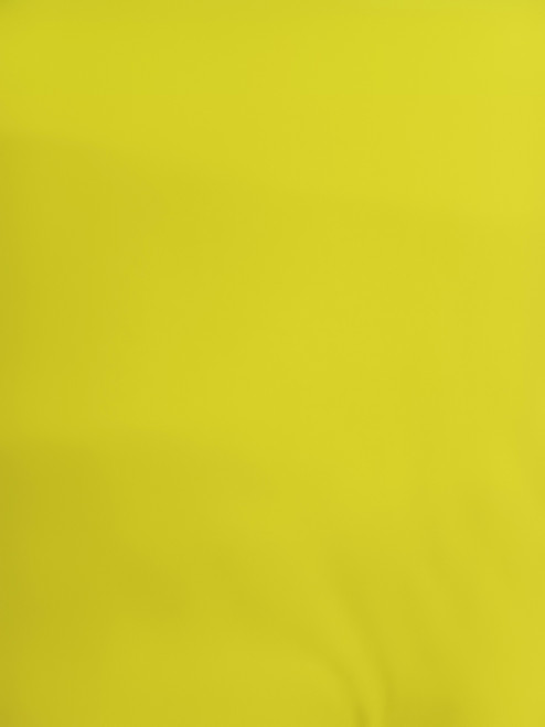 Chartreuse Yellow Green Cady Stretch Polyester Suiting Fabric, Imported from Italy by Milly