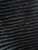 Soft Black Ottoman Striped Faux Fur, Polyester