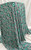 Jade Green & Black Hexagon Geometric - Honeycomb Print ITY Knit Fabric - Slinky Polyester Spandex