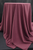 Cranberry Burgundy Cady Stretch Polyester Suiting Fabric, Imported from Italy by Milly