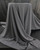 Charcoal Gray/ Graphite Cady Stretch Polyester Suiting Fabric, Imported from Italy by Milly