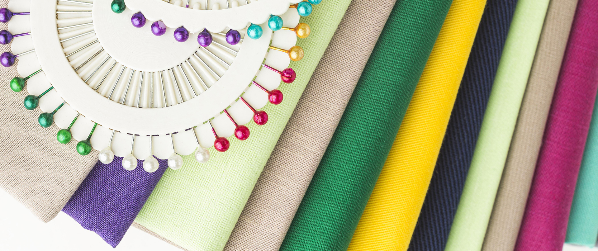 Fabric rolls by the yard