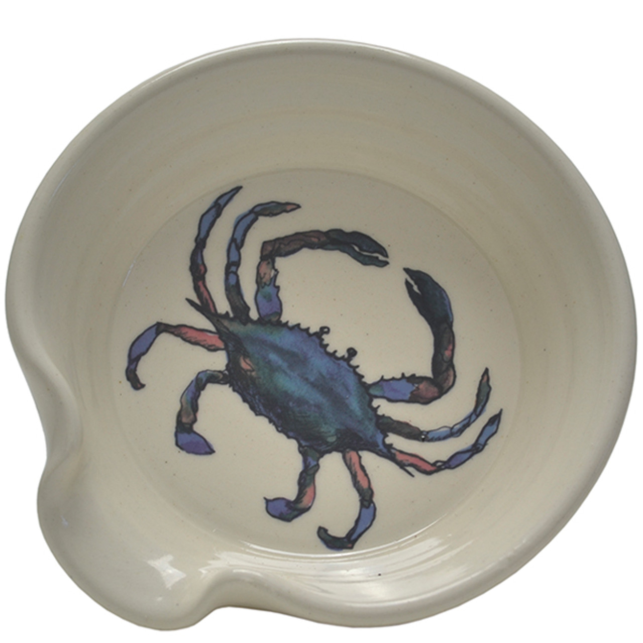 Spoon Rest - Crab - Great Bay Pottery