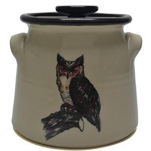 Bean Pot, 2 QT - Owl -   Much like the wise old owl  sit quiet and enjoy your surroundings.