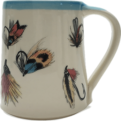 Pottery by Decoration - Fly Fishing - Great Bay Pottery