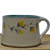 Soup Mug - Gold Flower Vine