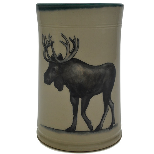 Utensil Holder Moose Great Bay Pottery   Utensil Holder Moose  46120.1486077790.500.750 