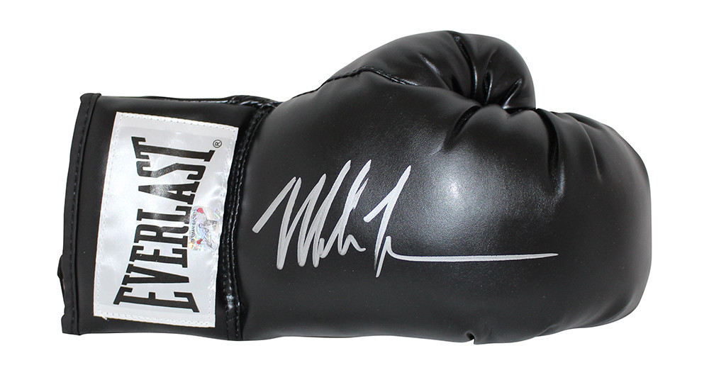 Mike Tyson Autographed/Signed Everlast Black Right Boxing Glove BAS