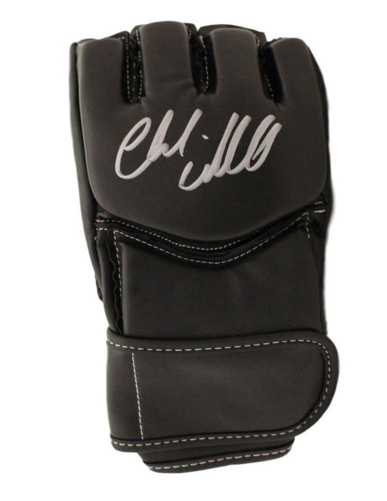 Chuck Liddell Autographed UFC Century Black Right Handed L/XL Glove BAS