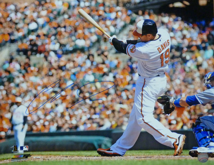 Chris Davis Autographed Baltimore Orioles 16x20 photo (White) JSA