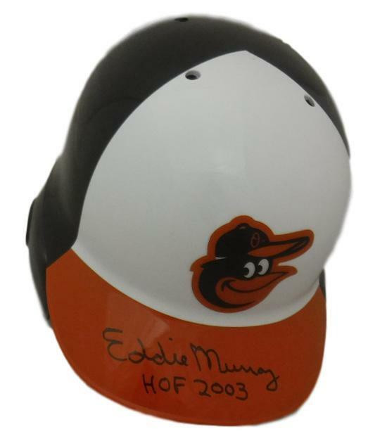 Eddie Murray Autographed Baltimore Orioles Batting Helmet HOF JSA