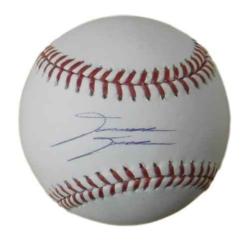 David Dahl Autographed Colorado Rockies OML Baseball (Name Only) JSA