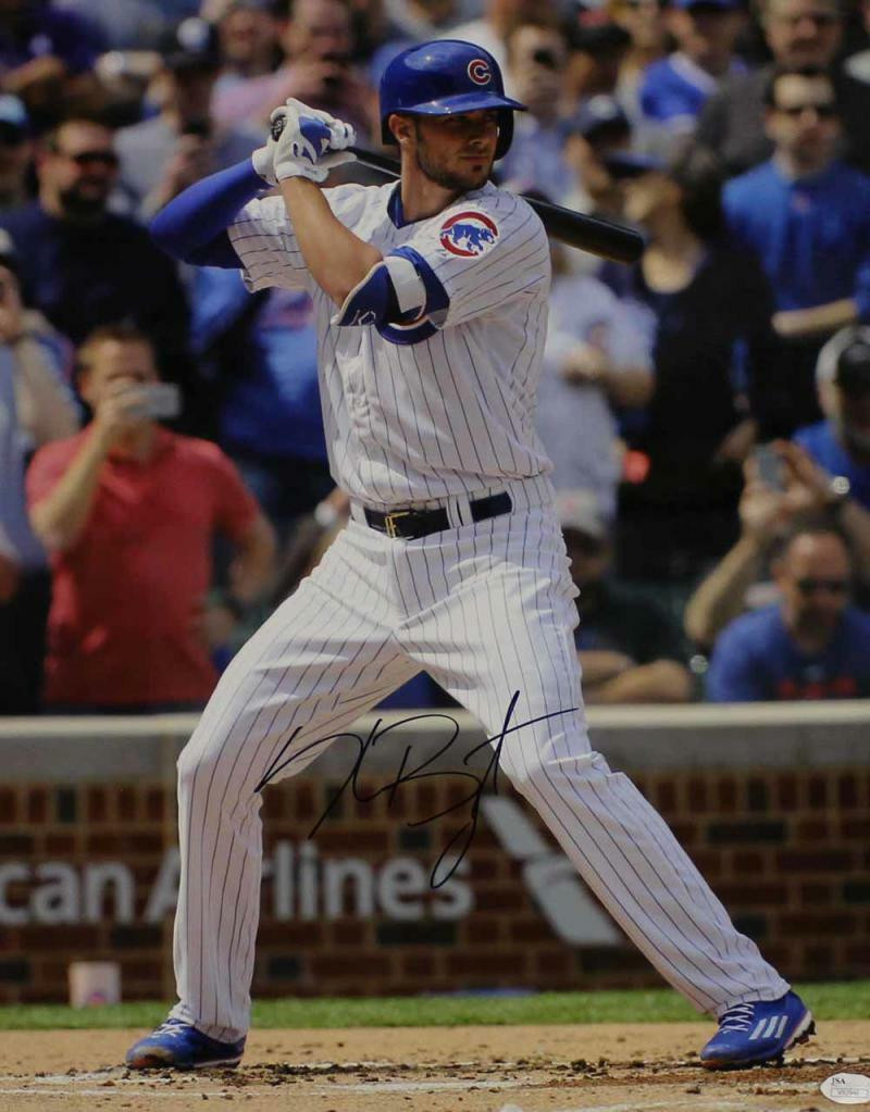 Kris Bryant Autographed Chicago Cubs 16x20 Photo JSA