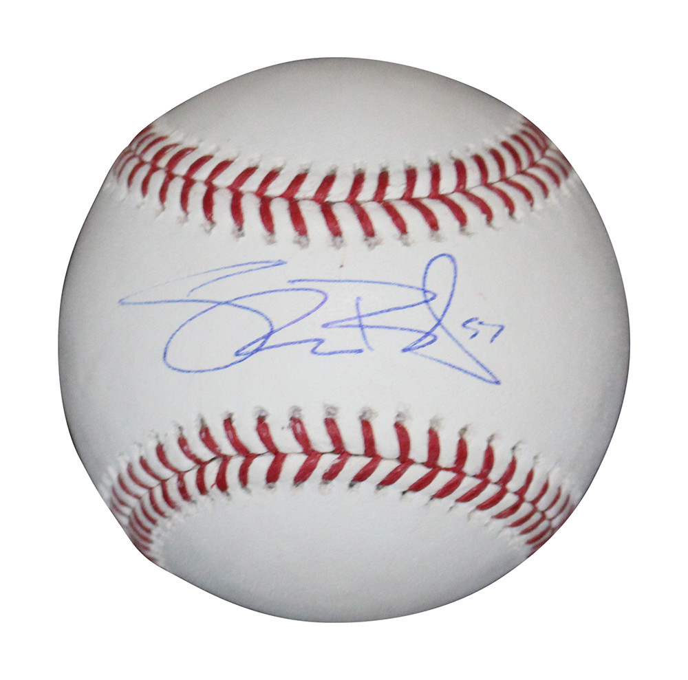 Shane Bieber Autographed/Signed Cleveland Indians OML Baseball BAS