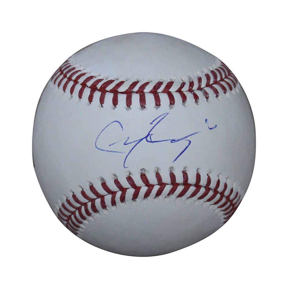 Greg Bird Autographed/Signed Colorado Rockies OML Baseball FAN