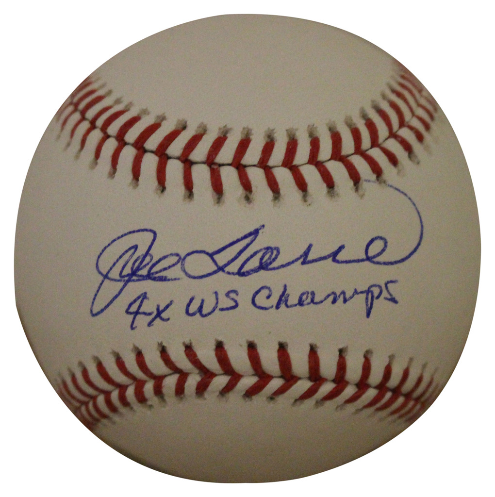 Joe Torre Autographed New York Yankees OML Baseball WS Champs JSA