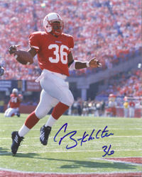 Correll Buckhalter Autographed Nebraska Cornhuskers 8x10 Photo (Solo Red)
