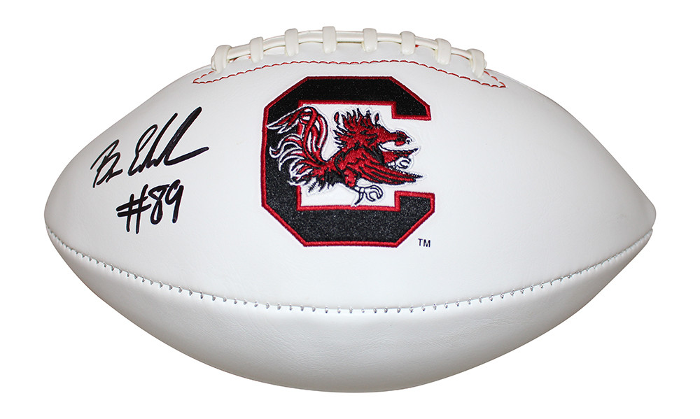 Bryan Edwards Autographed South Carolina Gamecocks Logo Football BAS