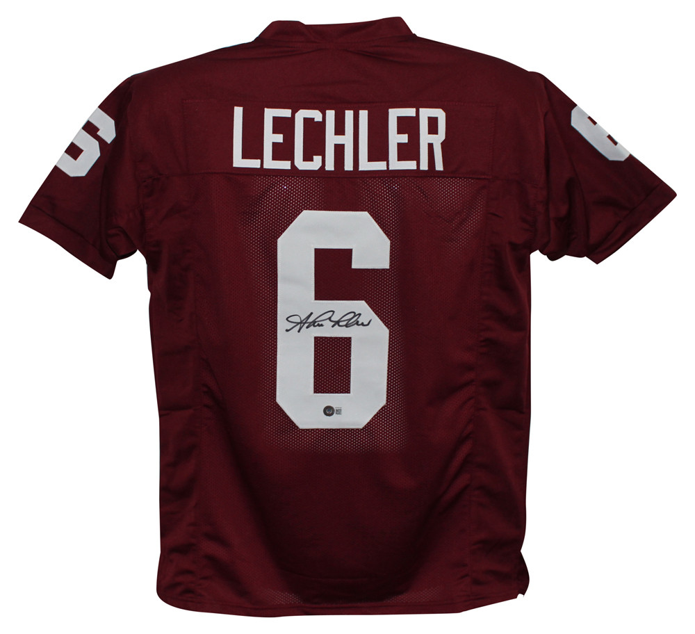 Shane Lechler Autographed College Style Maroon XL Jersey Beckett BAS