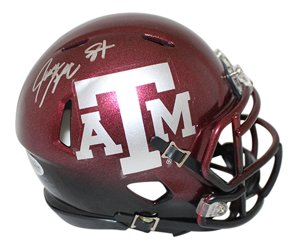 Jace Sternberger Autographed Texas A&M Aggies 2 Tone Mini Helmet JSA