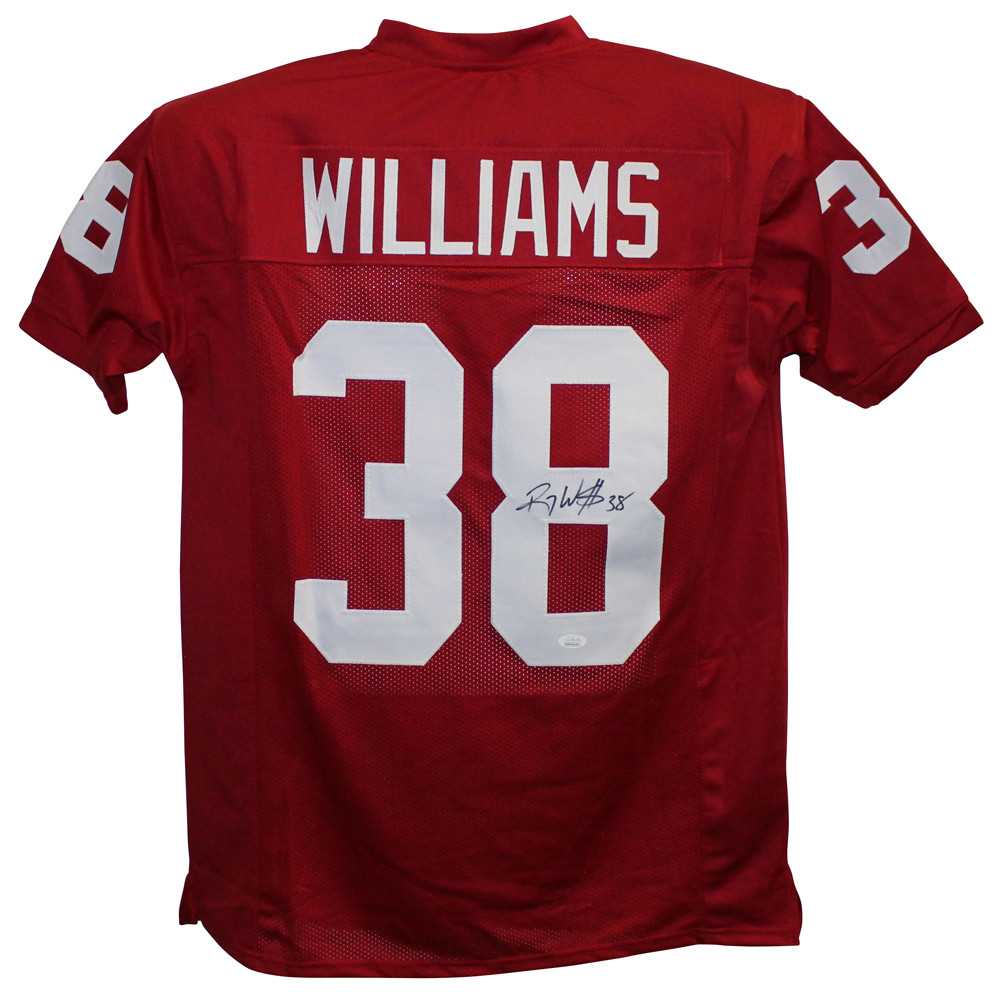 Roy Williams Autographed/Signed Oklahoma Sooners Red XL Jersey JSA