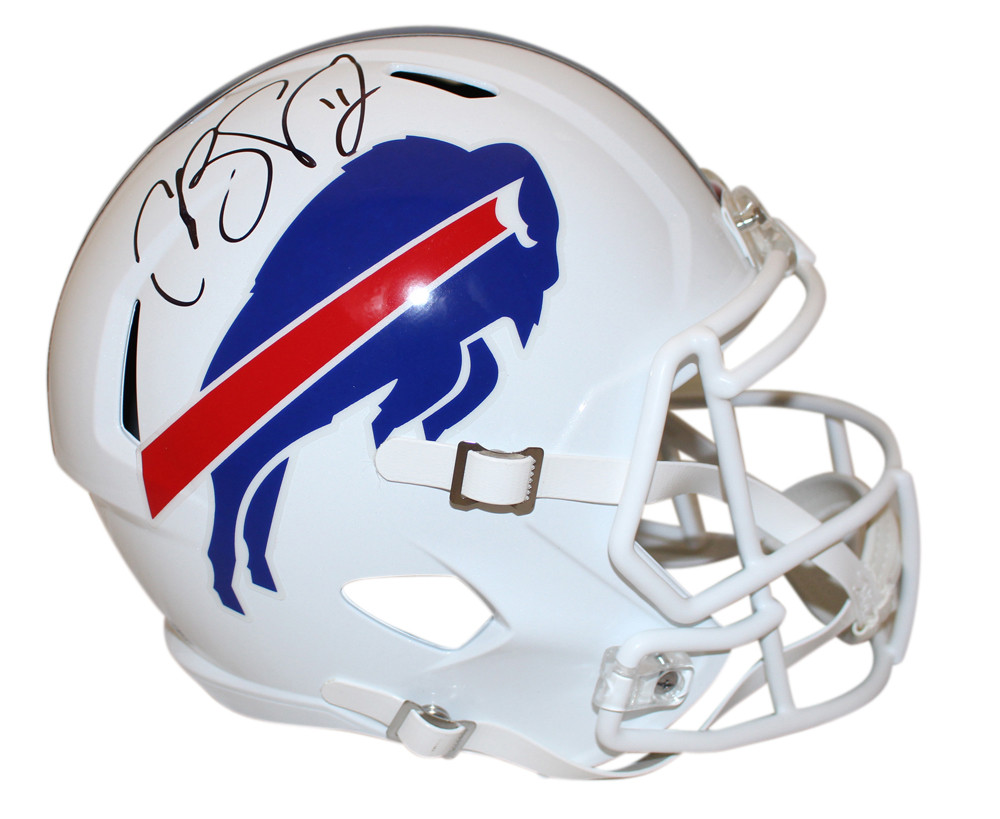 Cole Beasley Autographed/Signed Buffalo Bills F/S Speed Helmet Beckett