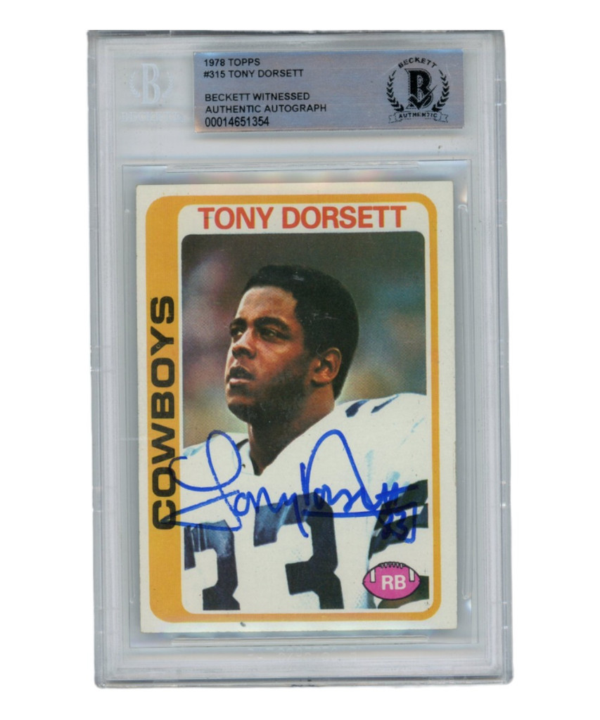 Emmitt Smith Autographed 1990 Fleer U-40 Card Grade 10 Auto Beckett