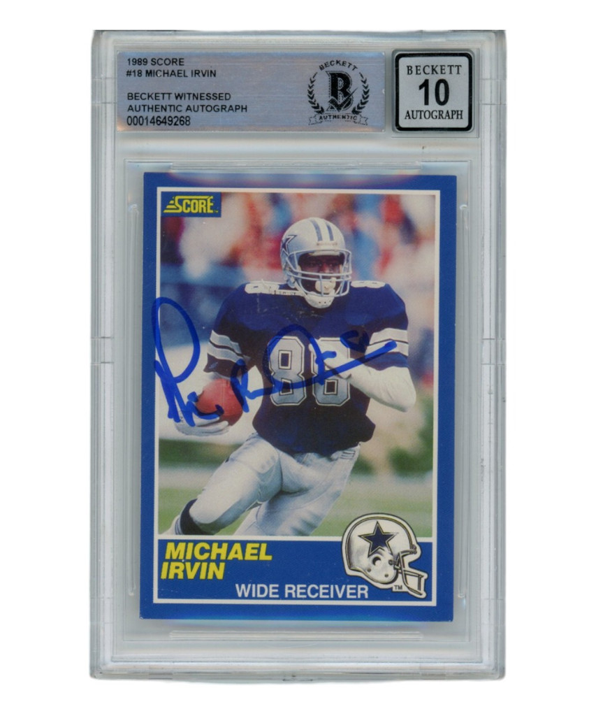 Tony Dorsett Autographed/Signed 11/6/1977 Ticket Stub ROY Beckett