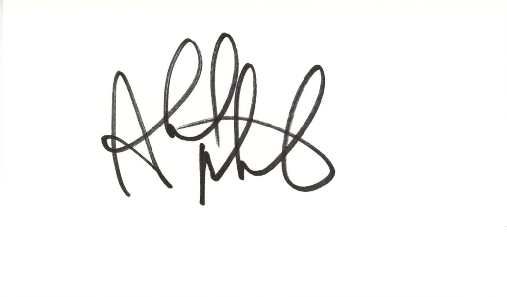 Ahmad Rashad Autographed Minnesota Vikings Index Card Beckett 45300