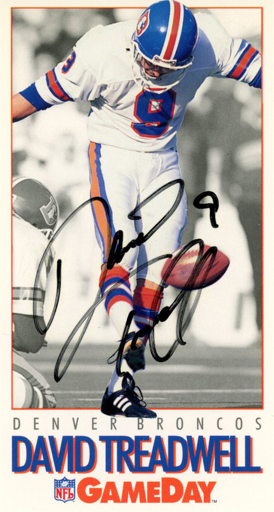 David Treadwell Autographed 1992 Gameday #172 Trading Card Beckett 44787