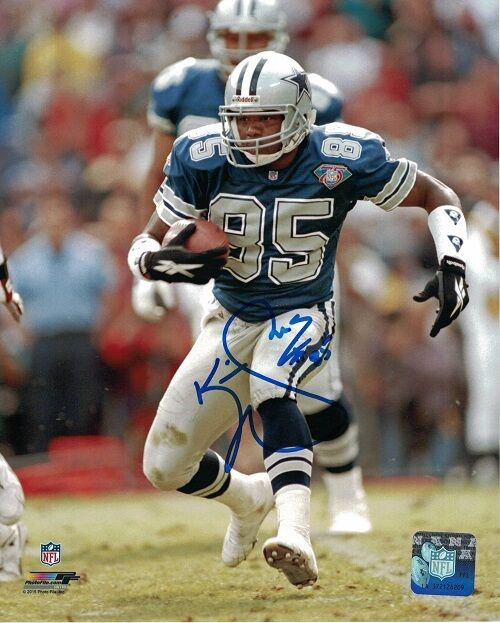 Kevin Williams Autographed Dallas Cowboys 8x10 Photo (Blue)