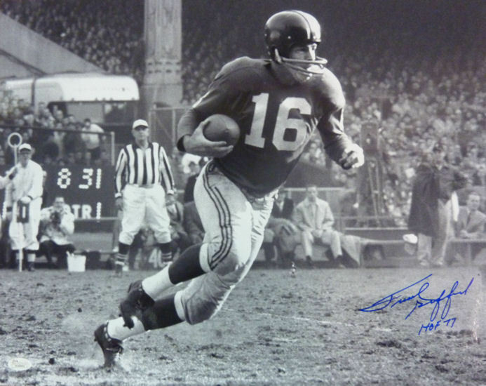 Frank Gifford Autographed New York Giants 16x20 Photo (Action)