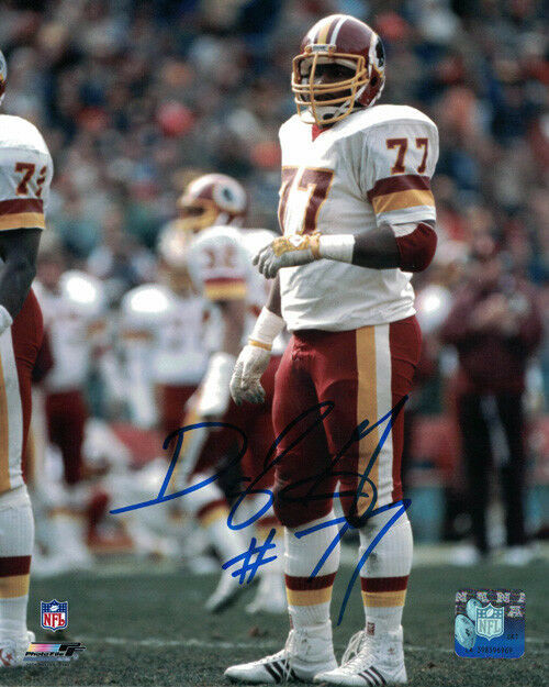 Darryl Grant Autographed Washington Redskins 8x10 Photo