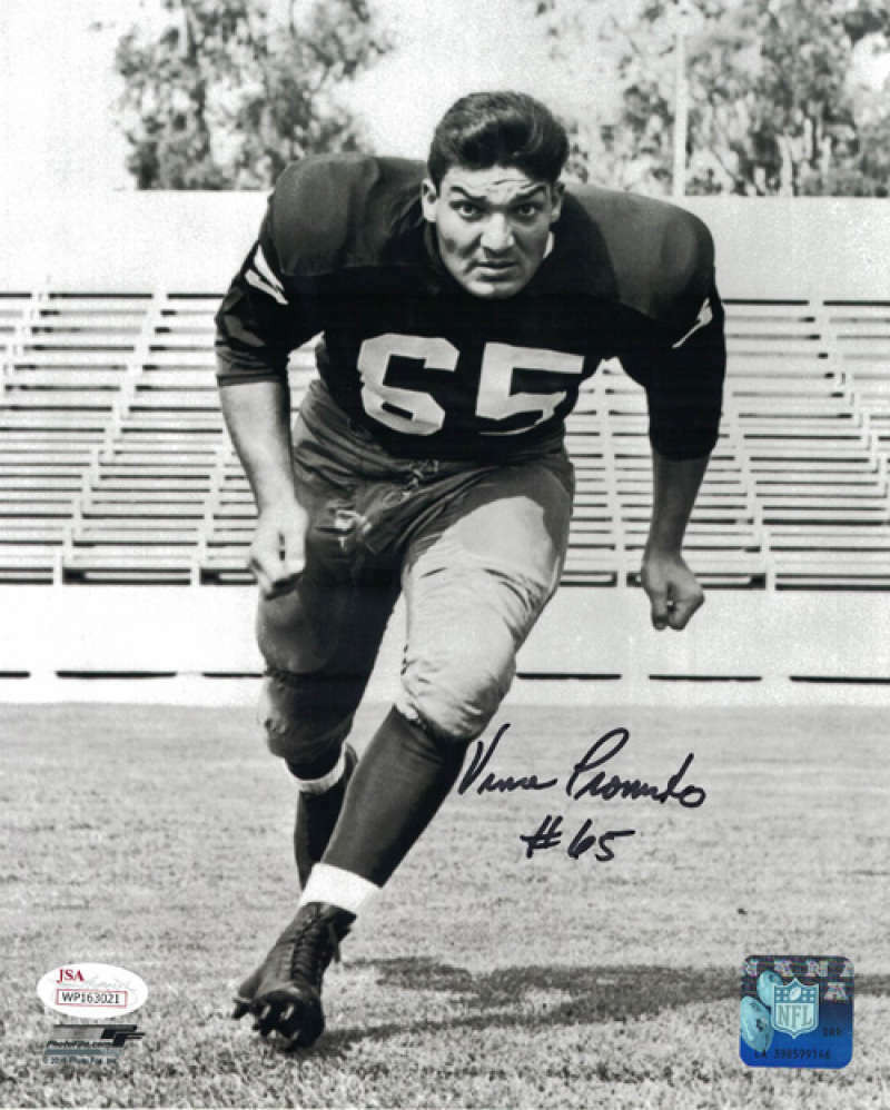 Vince Promuto Autographed Washington Redskins 8x10 Photo (Running) JSA