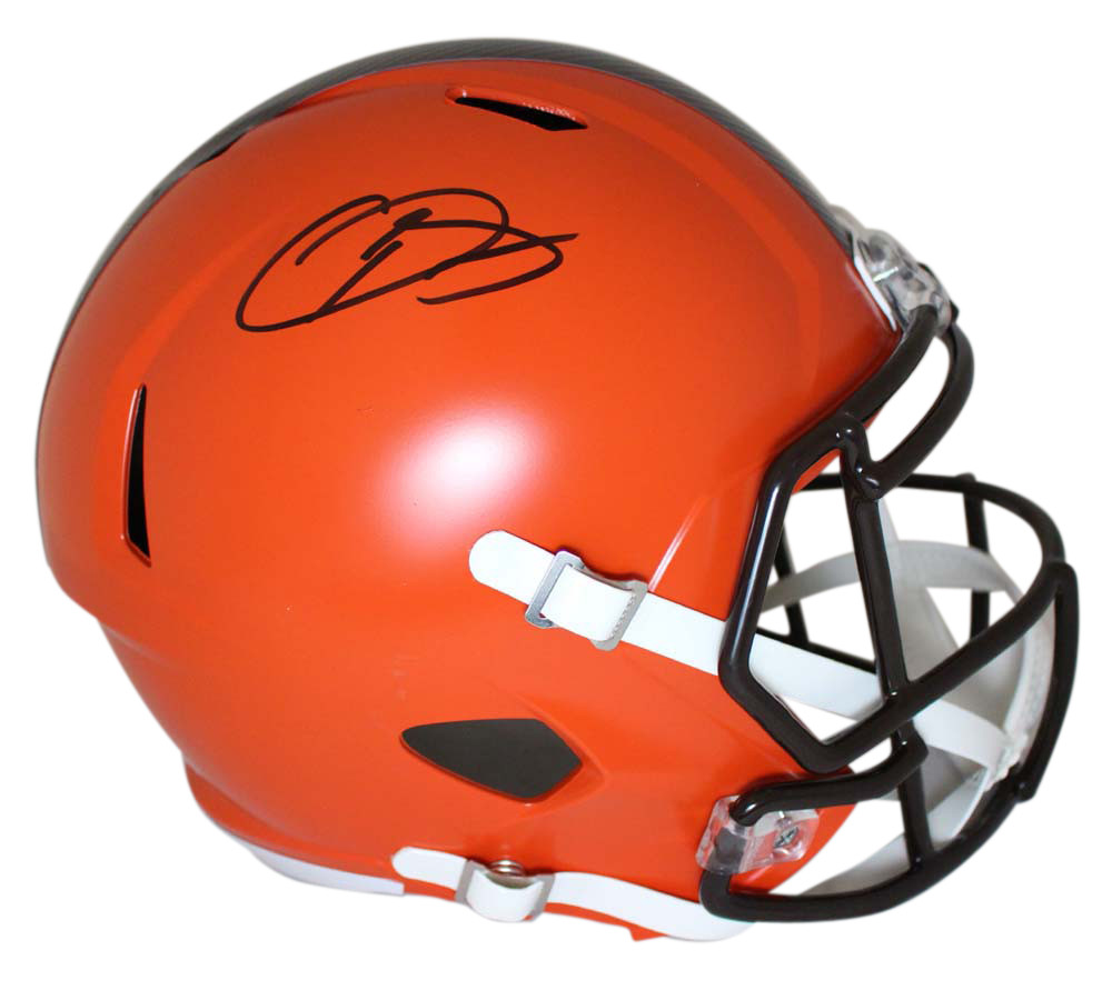 Odell Beckham Jr Signed Cleveland Browns Replica Speed Helmet JSA