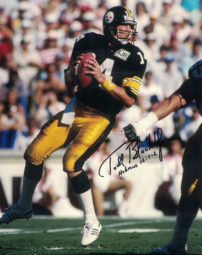 Todd Blackledge Autographed/Signed Pittsburgh Steelers 8x10 Photo
