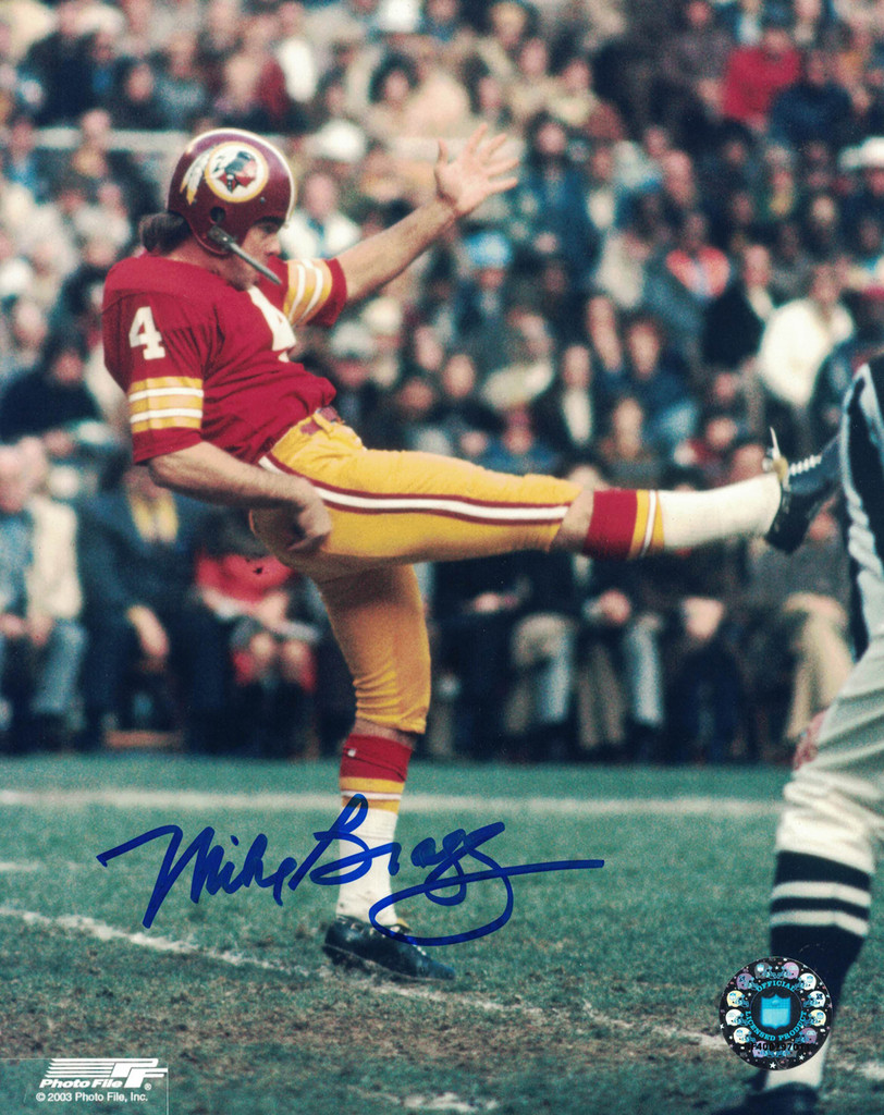 Mike Bragg Autographed/Signed Washington Redskins 8x10 Photo