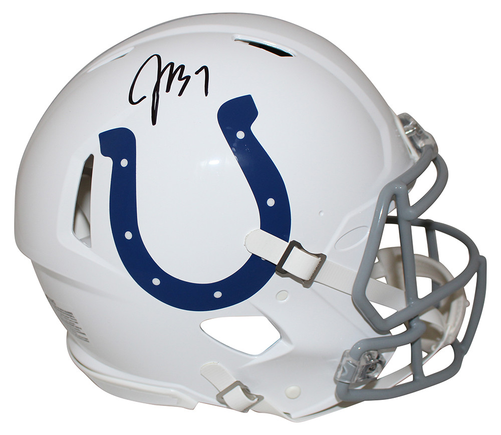 Jacoby Brissett Autographed Indianapolis Colts Authentic Speed Helmet JSA