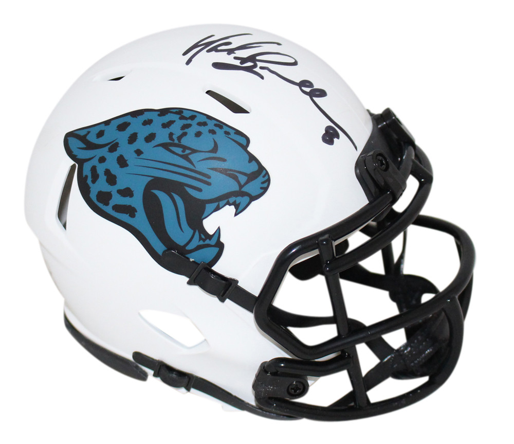 Mark Brunell Autographed Jacksonvile Jaguars Lunar Mini Helmet BAS