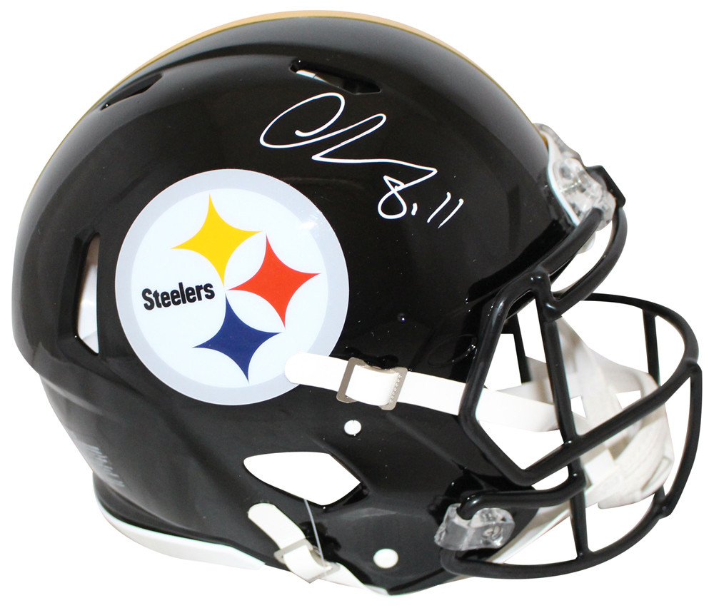 Chase Claypool Autographed Pittsburgh Steelers Authentic Speed Helmet BAS